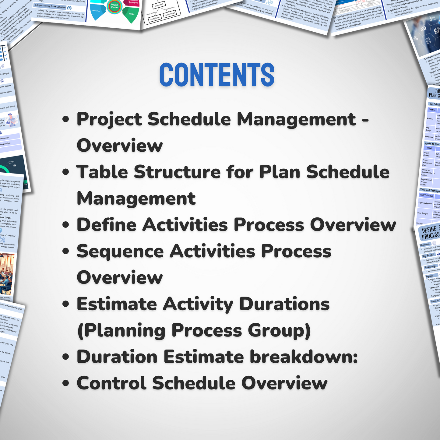 Project Schedule Management